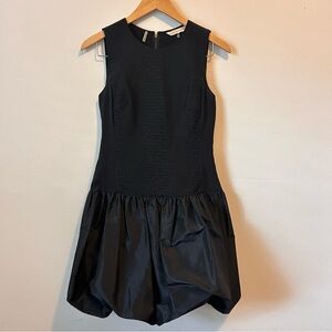 Rebecca Taylor Women’s 4 Black Bubble Taffeta Skirt